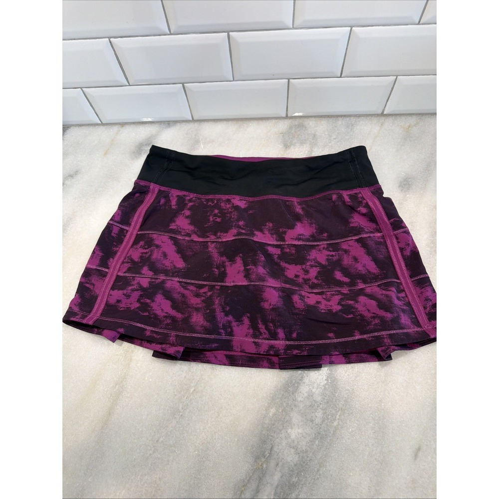 RARE Lululemon Pace Rival Skirt II Breezy Regal Plum Sz 4 Regular